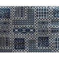 thumbnail image 3 of oneOone Georgette Viscose Dark Navy Blue2 Fabric Geometric African Diy Clothing Quilting Fabric Print Fabric By Yard 42 Inch Wide, 3 of 4