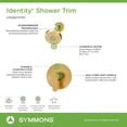 thumbnail image 6 of Symmons 6791STN15TRM Identity Hydromersion Shower Only Trim Package - Nickel, 6 of 7