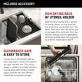 thumbnail image 3 of Delta 95BA131-45S-SS Rivet 45” Workstation Kitchen Sink Undermount 16 Gauge Stainless, 3 of 7