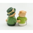 thumbnail image 5 of Ceramic Irish Teddy Bear Couple Shamrock Salt and Pepper Shakers, 5 of 5