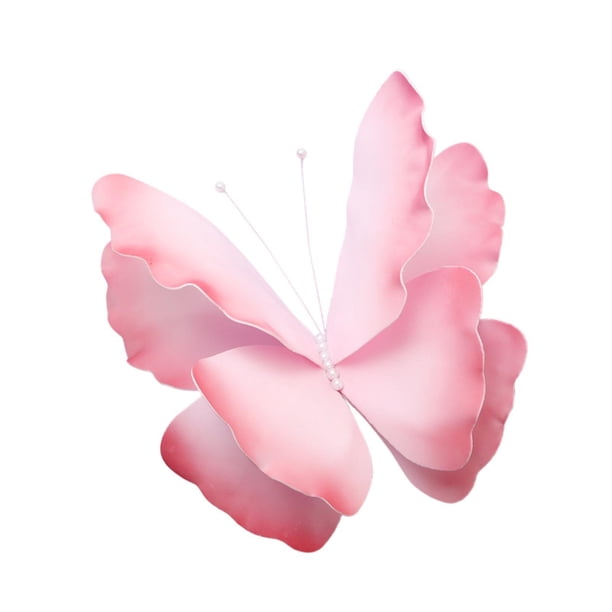 Decoración de mariposa artificial Adorno de mariposa falsa Decoración de pared de mariposa para Rosa