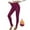 Z06-Wine, variant on FUZHIQ Plus Size Lined Leggings for Women High Waisted Yoga Pants Cozy Warm Full Length Soft Solid Color Thermal Tights