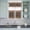 Brown Black, variant on 3 Piece Kitchen Curtains and Valances Set Retro Farmhouse Cafe Curtains 36 Inch Length Country Star Berries Text Wooden Grain Valance & Tier Curtain for Living Room Bedroom Window 54"x18"+27"x36"*2