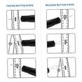 thumbnail image 3 of OULII button and zipper assist tool Grip Button Hook 1Set Black Iron ABS for limited hand mobility users, 3 of 8
