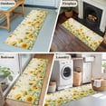 thumbnail image 5 of Sunflower 2'x6' Runner Rugs for Hallway Kitchen Bedside Non Slip Washable, Summer Eucalyptus Botanical Floral Vintage Entryway Rug Runners with Rubber Backing, Long Carpet Runner for Laundry Room, 5 of 8