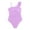 Purple, variant on REDARER Girls One-Shoulder Ruffle One-Piece Swimsuit UPF 50 ,15-16 Years