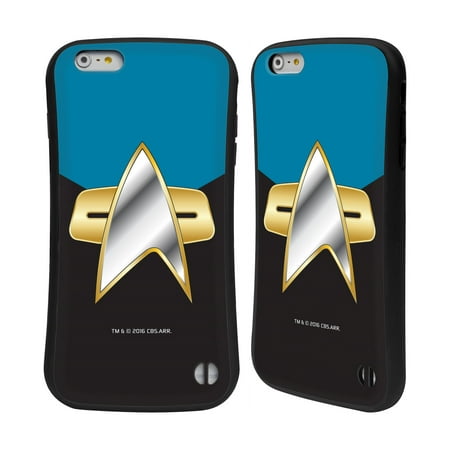 OFFICIAL STAR TREK UNIFORMS AND BADGES DS9 HYBRID CASE FOR APPLE IPHONES PHONES