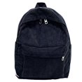 thumbnail image 3 of Sonducket de pana contenedor multiusos Universal mujeres hombres Color sólido estudiante mochilas accesorios de ropa bolsas de almacenamiento Mochilas Negro, 3 of 6