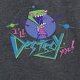 thumbnail image 2 of Invader ZIM - ZIM Screaming I'll Destroy You - Retro Style - Toddler And Youth Girls Fleece Dress, 2 of 4