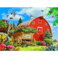 thumbnail image 1 of Taladro de pintura de diamante (DE2209) DIY paisaje de casa de Redwood redondo resina rhinesto completo 50x70cm Hugtrwg Para estrenar, 1 of 1