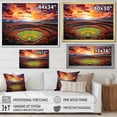 thumbnail image 4 of Designart "modern Baseball Stadium IV" Architecture Floater Framed Canvas Print, 4 of 7