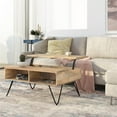 thumbnail image 2 of Simpli Home Hunter Petite Table Basse à Plateau Relevable avec Rangement Caché et Compartiments Ouverts, Naturel, 2 of 9