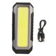 thumbnail image 1 of Rechargeable Work Light with COB Panel Power Indicator 5 Modes 1000 Lm 4000mAh USB Charging Magnetic Work Light for Hiking Emergency, 1 of 5