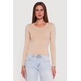 thumbnail image 2 of Women's Long Sleeve Scoop Neck Tee, 2 of 5