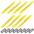 thumbnail image 2 of Hélices RC 6030 6x3 Pulgadas CW CCW 2-Pala para Quadcopter Hexacopter Multirotor, Amarillo 4 Pares con Anillos Adaptadores, 2 of 3