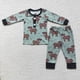 thumbnail image 4 of Ropa de dormir para niños, conjuntos de camisa de pan de jengibre, Top, pantalones verdes, ropa de moda, invierno, Navidad, venta al por mayor, 4 of 4
