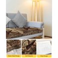 thumbnail image 4 of Rustic Country Couch Cushion Covers Stretch, Washable Sofa Seat Covers Individual Seat Cushion Sofa Slipcovers Western Stars Brown Texture Wooden Print Couch Cover Furniture Protector S-1PCS, 4 of 7