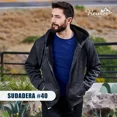 thumbnail image 4 of Sudadera Hoodie Hombre Borrega Con Capucha Negro Reimer, 4 of 5