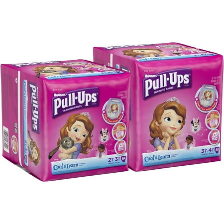 Huggies Pull-Ups Cool & Learn Training Pants - Girls - 2T-3T - 54 ct