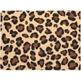 thumbnail image 6 of Leopard Rectangle Tablecloth African Cheetah Skin Leopard Print Brown Table Cloth Dining Table Cover for Home Kitchen Restaurant Party Buffet Picnic 60 x 84 Inch, 6 of 6