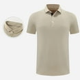 thumbnail image 6 of Men's Golf Sports Shirt Moisture Wicking Quick Dry Short Sleeve Casual Lapel Polo Shirt, 6 of 8