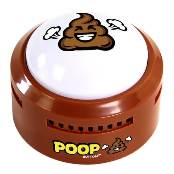 Talkie Toys Products Poop Button – 20 Funny Fart Sounds -  Fun for All Ages