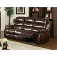 thumbnail image 2 of GTU Furniture Motion Living Room Pu Leather Pillow Top Backrest and Armrests Couch Set, 2 of 4