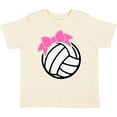thumbnail image 3 of Inktastic Volleyball with Pink Bow Boys or Girls Toddler T-Shirt, 3 of 5