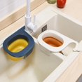thumbnail image 3 of Canasta de almacenamiento de basura para fregadero de cocina multiusos, fácil de instalar, naranja Feliz Sencillez, 3 of 5