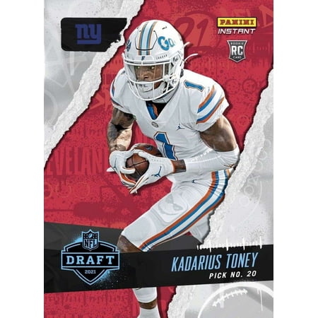 NFL 2021 Instant Football Draft Night Kadarius Toney Trading Card