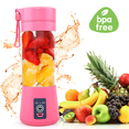 thumbnail image 5 of Portable Personal Mini Smoothie Blender: Single Small Size Fruit Juice Blender USB Rechargeable Shake Smoothies Mixer Battery Operated Individual Juicer Cup for Travel Camping Outdoor - Pink, 5 of 7