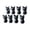 Black, variant on Cute Cat Clips 8 Pcs, Multipurpose Bag Sealers, Adorable Animal Shaped Clamps for Snack Sealing, Laundry, Office File Organization, Home Kitchen Use
