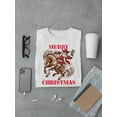 thumbnail image 3 of Cowboy Santa Xmas - Merry Christmas T-shirt Men's, 3 of 4