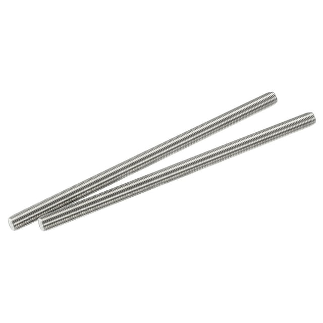 Unique Bargains M12 x 250mm Acier Inoxydable 304 Tige Entièrement Filetée Filetage Droit 2 Pack