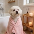 thumbnail image 4 of Pet Bath Towel Drying Robe for Cats and Dogs, Hooded Absorbent Microfiber Bathrobe, Adjustable Neck and Belly, Washable, 53 x 30 cm, 4 of 6