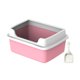 thumbnail image 3 of Caja de arena para gatos Bandeja de arena para gatos Orinal duradero Inodoro Extraíble Fácil de limpiar Caja de arena para gatos con marco Bandeja 48x36x22.5cm Yinane bandeja de arena para gatos, 3 of 8