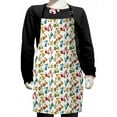 thumbnail image 1 of Motorcycle Kids Apron, Famous Moped Bikes in Cartoon Style and Different Colors Retro Italian Scooters, Boys Girls Apron Bib with Adjustable Ties for Cooking Baking Painting, Multicolor, by Ambesonne, 1 of 2