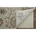 thumbnail image 4 of Feizy Kaia Transitional Floral & Botanical, Ivory/Orange/Blue, 7'10" x 9'6" Area Rug Sheen Casual Damask Floor Rug for Living room Bedroom, 4 of 8