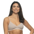 thumbnail image 2 of Jezebel 2-Pack Pima Cotton Bralette 900821P2 Color: Gray And Black Size: SMALL, 2 of 4