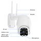 thumbnail image 3 of Cámara IP Irfora Cámara de seguridad de 2MP para exteriores, vista de 360 ° 1080P WiFi Cámara de vigilancia para el hogar con visión nocturna en color, audio bidireccional, detección de movimiento, a Irfora Cámara IP, 3 of 7