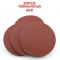 thumbnail image 1 of 20 Pcs Disque de Papier de Verre Spécial 4 Pouces/100mm 40-2000 pour Polissage Rond, 1 of 6