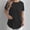 Black, variant on Swuxness Women Short Sleeve Casual T Shirts, Spring and Summer Tops, Ladies Crew Neck Solid Color Fashion Comfortable Loose Pullover Tee Red, XL