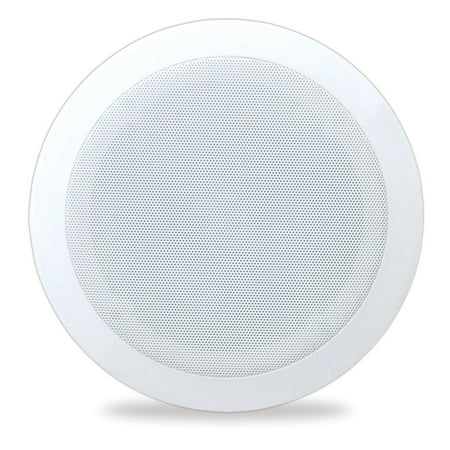 Pyle Pdic81rd In Wall In Ceiling Dual 8 Inch Speaker System 2 Way Flush Mount White Pair
