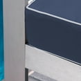 thumbnail image 3 of Carnival Outdoor Aluminum Club Chairs with Cushions with Sunbrella, Silver, Canvas Navy, 3 of 4