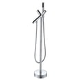 thumbnail image 2 of Anzzi Havasu 2-Handle Clawfoot Tub Faucet with Hand Shower in Nickel, 2 of 2