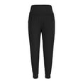 thumbnail image 4 of XIAfhje Pants For Women Cropped Pants Tapered Pants Casual High-Waisted Pleated Leggings With Pocket High Waisted Casual Pants Baggy Stretchy Capri Pants For Women Plus Size Wide Leg, 4 of 6