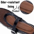 thumbnail image 5 of CHICVOMEY Mesh Shoes for Women Breathable Ballet Flats with Buckle Fashion Fishnet Flats for Women Casual Work Fashion Flats, 5 of 9