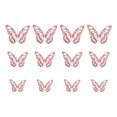 thumbnail image 1 of Pegatinas de pared con forma de mariposa hueca estereoscópica 3D con textura de metal 2024, 12 unidades, 1 of 4