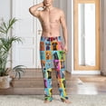 thumbnail image 2 of Rocae Cute Dogs Collage Mens Pajama Pants Pj Pants Mens Lounge Pants-Medium, 2 of 6