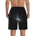 thumbnail image 3 of Eye Rock Tool Men's Beach Shorts Swim Trunks Casual Quick Dry Board Shorts Swimwear with Mesh Lined and Pockets, 3 of 8